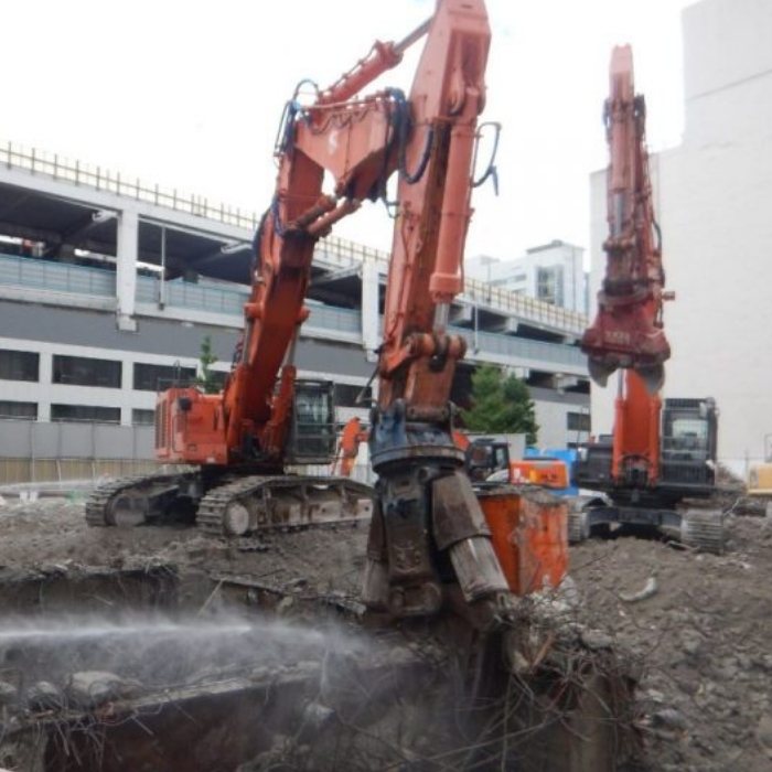 南本町タワー計画（帝人ビル）既存建物解体撤去工事その2